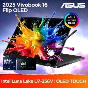 ASUS 비보북 16 Flip TP3607SA-RJ046W 인텔 U7-256V Win11 탑재 OLED 터치스크린 코파일럿+ AI