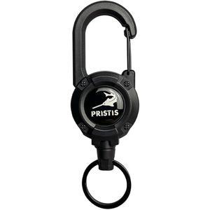 프리스티스 헤비 듀티 리트랙터블 랜야드, 플라이 낚시 징거 리트랙터, 솔트워터 저항성 28인치 스테인리스 와이어 로프 테더 카라비너 클립, 배지 릴 홀더 벨트 열쇠고리 1개