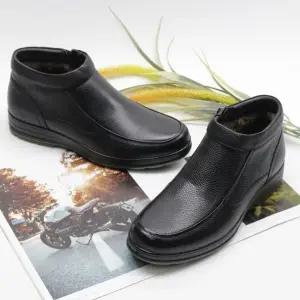 트리플탑 yyj-8003 국내산 가죽 남성털부츠/방한화/앵클 캐주얼 털부츠