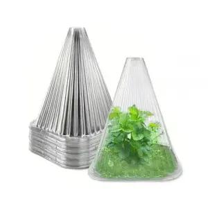 어린 모종 온실 커버 사각 20x18cm (투명 10개셋트) (WFKB030)