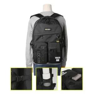 학생 블랙 직장인 - 백팩 여성 남녀공용 여행 WFIQ3CV