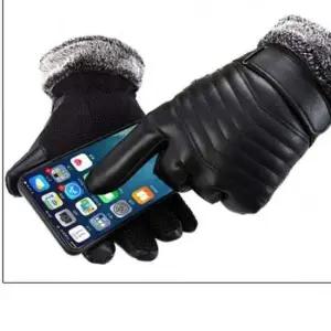 스마트폰 방한 터치장갑 스타일 방한용 남성장갑 가죽 터치장갑 가죽장갑 남성장갑