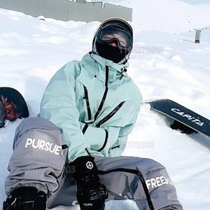 3L 방수 스키복 바지 두꺼운 세트 남녀 30도까지 재킷 플리스 영하 여성용 스키