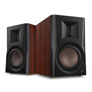 HiVi-Swans D200 블루투스 전원 책장 스피커 - 스튜디오 모니터 TV/턴테이블/PC/모니터용 컴퓨터 필드 근처 5인치 260w RMS 우드 그레인