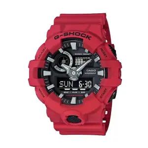 [신세계라이브쇼핑]지샥 GA-700-4A 빅페이스 아나디지 콤비 남성 우레탄 손목 시계