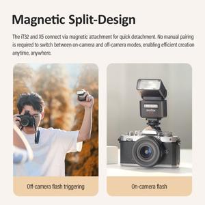 고독스 iT32 iFlash 카메라 플래시 X5 C/N/S/F/O 핫슈 트리거 HSS TTL 원 시스템 포켓 호환 캐논 호환 니콘