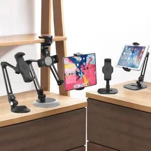 침대 누워서 핸드폰 휴대폰 자바라 거치대 수직촬영 태블릿 아이패드