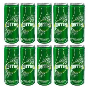 페리에 탄산수 플레인 250ml 10캔 스파클링워터