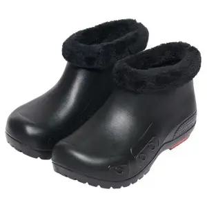 eva 방한화 겨울용 미끄럼 작업화 주방용 방한화 겨울 방수 부츠 여성 안감 남성