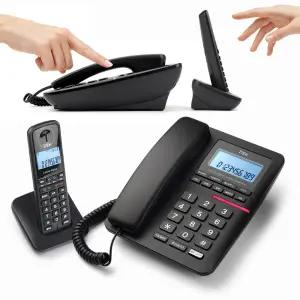 아이텍3010 CID 유무선 복합 전화기/사무실/유선/전화/가정용/다이얼/옛날/디지털/일반/업소용/가게/가게용