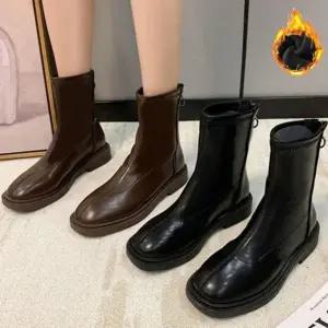 기모안감부츠 기모부츠 겨울부츠 여자부츠 후레이 안감부츠 겨울 여자부츠 신발 기모부츠 여성부츠