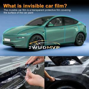 테슬라 모델 Y 주니퍼 2025 사전 재단된 PPF 무광 투명 자동차 보호 필름 TPU 클리어 스크래치 방지 데칼