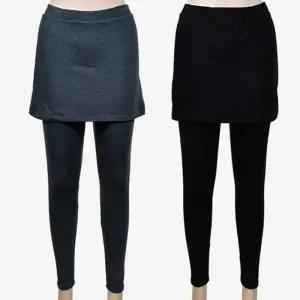 [룽스]H라인 기모 치마 기모레깅스 레깅스