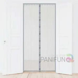 모기장 그레이 방범방충망현관문 안전 자석 방문 현관롤 폴딩도어 주름