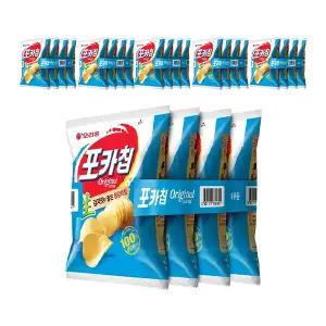 오리온 포카칩 오리지널 38g, 4입, 6개