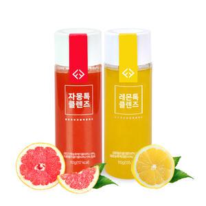 클린케어 자몽톡 자몽 나린진+레몬톡 클렌즈 18병 6일 클렌즈주스 프로그램+보틀랜덤