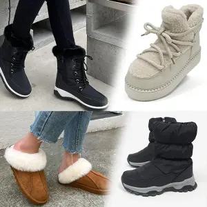 신상 여성 패딩부츠 방수 털 부츠 슬리퍼 여자 덧신 털신 털실내화 방한화