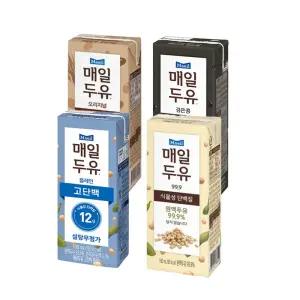 매일두유190ml 24팩(고단백6+99.9 6+검은콩6+오리지널6) 무배