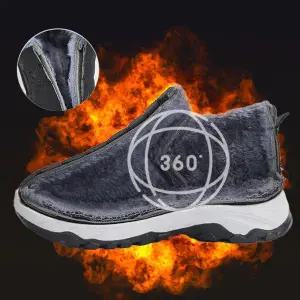 릴렉스 남녀공용 방한화 스노우 남녀공용 털 신발 기모 부츠 겨울