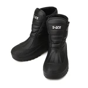 남성 겨울 경량 방수 방한화 털 패딩부츠 배달 오토바이 가벼운 털부츠 벨크로 낚시화