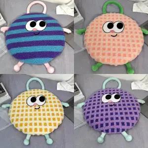 눈알원형방석 의자방석 폭신한 방석 사무실 좌식 겨울