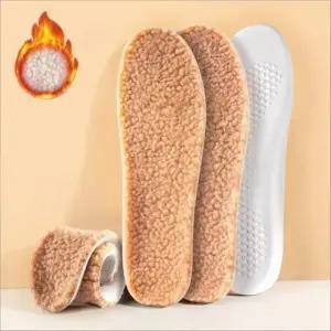 양털깔창 겨울보온 메모리폼 쿠션인솔 등산화 운동화용