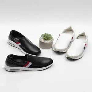 여자 슬립온 초경량 가죽 운동화 107776