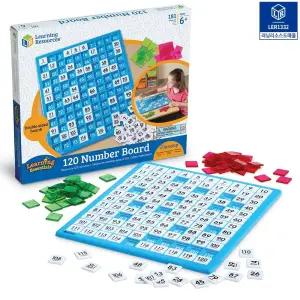 1-120 수배열판(숫자보드) (LER1332)/유아/소근육/교육/퍼즐/게임/모형/공부/장난감/숫자/교구/놀이/어린이