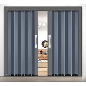 홀딩자바라도어 커튼 암막 차양 칸막이 자바라 대형 주문제작가능 색상 회색 무타공