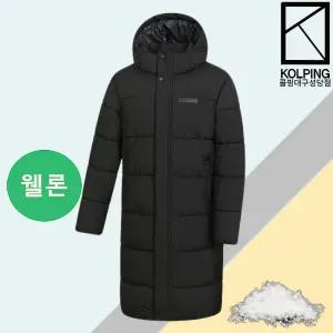 [콜핑] 바라클 남여공용 겨울 충전재가 빠지지않는 웰론 롱패딩자켓 (KTO8557U)