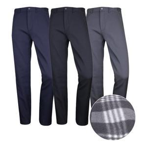 남자 가을 기모 겨울 동계 슬랙스 스판 작업복 등산 골프 노가다바지 하의 남성 근무복
