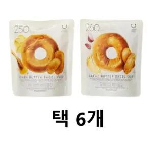 딜라이트 프로젝트 베이글칩 125g 2종 택6 대용량 허니버터 갈릭버터
