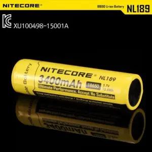 나이트코어 3400Mah 리튬이온 충전 18650배터리 NL189