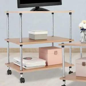 사이드티비다이 다양한 활용 튼튼선반 3단 이동식 (WFJ5W71)