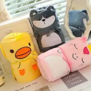 캐릭터 극세사 담요 캠핑 겨울 똑딱이 밍크 귀여운담요 따뜻한 포근한 어깨 양털 촉감좋은 감촉이좋은 중고