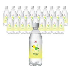 할리스 탄산수 레몬라임, 500ml, 20개