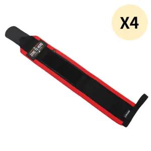 제로투히어로 헬스 손목 보호대 아대 기본형 레드 X4 BNS