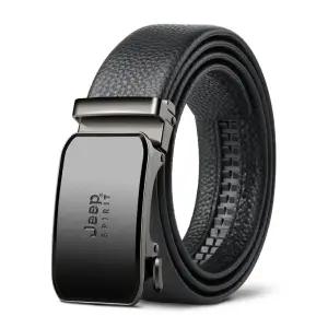 JEEP SPIRIT 남성 소가죽 정장 벨트 BT0632 블랙