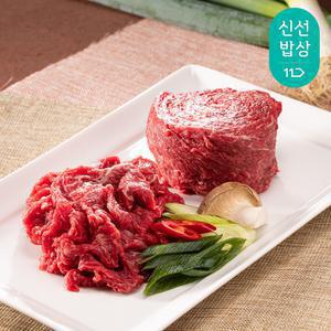 [품질보장] 횡성한우 1등급 국거리 300g 외 불고기 차돌박이