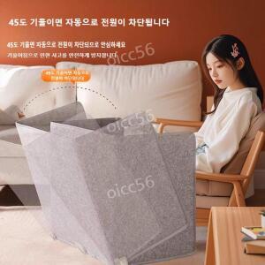 히팅패드 사무실 파티션 히터 발난로 무릎난로 다리난로 원형 원통형