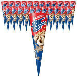 [슈팅냉동] 롯데웰푸드 월드콘 바닐라 160ml, 24개