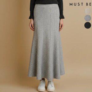 여성 머메이드핏 니트 롱스커트