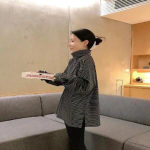 MADE 잔단가라 힙커버 피치기모 트임 오버핏 목폴라 (3color)