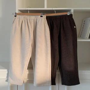 MADE 코듀로이 토리 와이드 밴딩 팬츠 (2color) 플리스안감