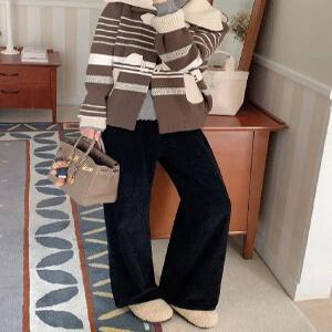 3107 버니 코듀로이 세미와이드핏 팬츠 (5color)