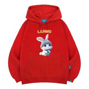 엘라모 기모H 라모래빗 후드티 남녀공용 빅사이즈 M~4XL