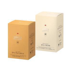 할리스 바닐라딜라이트 30입, 1개+카페라떼 30입, 1개