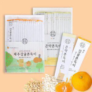 [내일도착]순수한집 곤약쫀드기 15개입+감귤쫀드기 15개입 총30개입