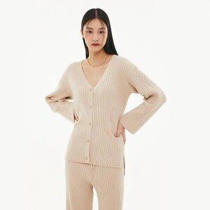 (SET-아우터) V넥 힙기장 골지가디건 AP1KG271