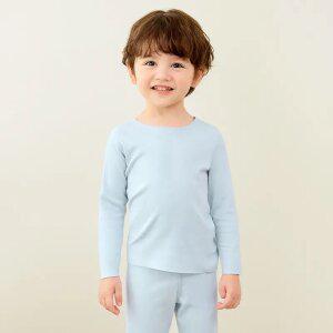 유니프랜드 심리스웜기모(BL) 9부내의 무봉제 노라인 프리컷 키즈 주니어 아동실내복